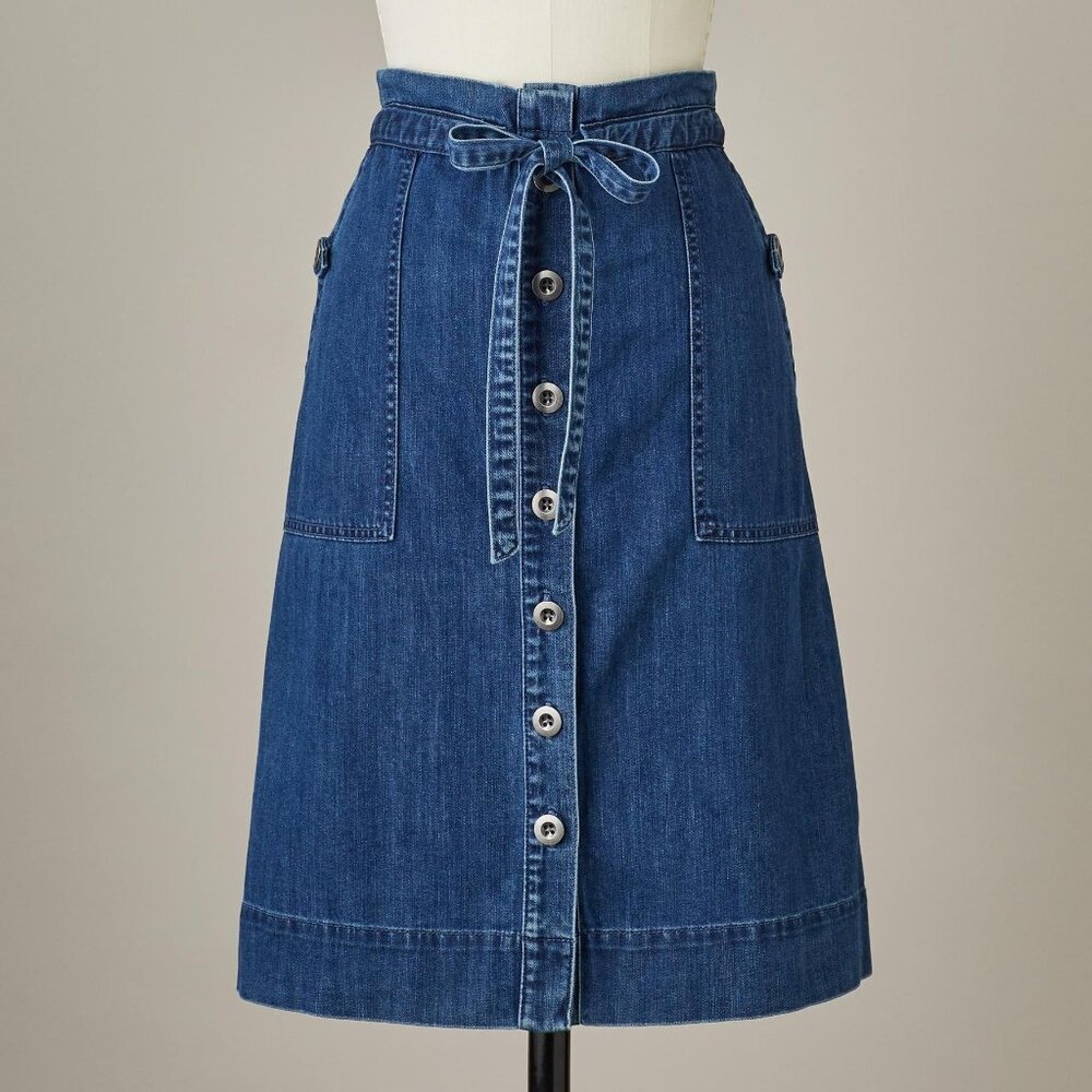 Sundance Dunaway Denim Skirt